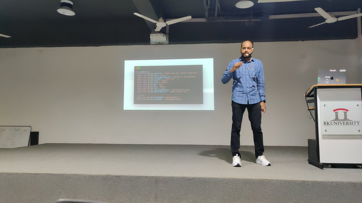djgovani's tweet image. It was a very good session on Flutter
By @JaldeepAsodariy
#DevFest2023 #DevFestRajkot #GDGRajkot #WTMRajkot