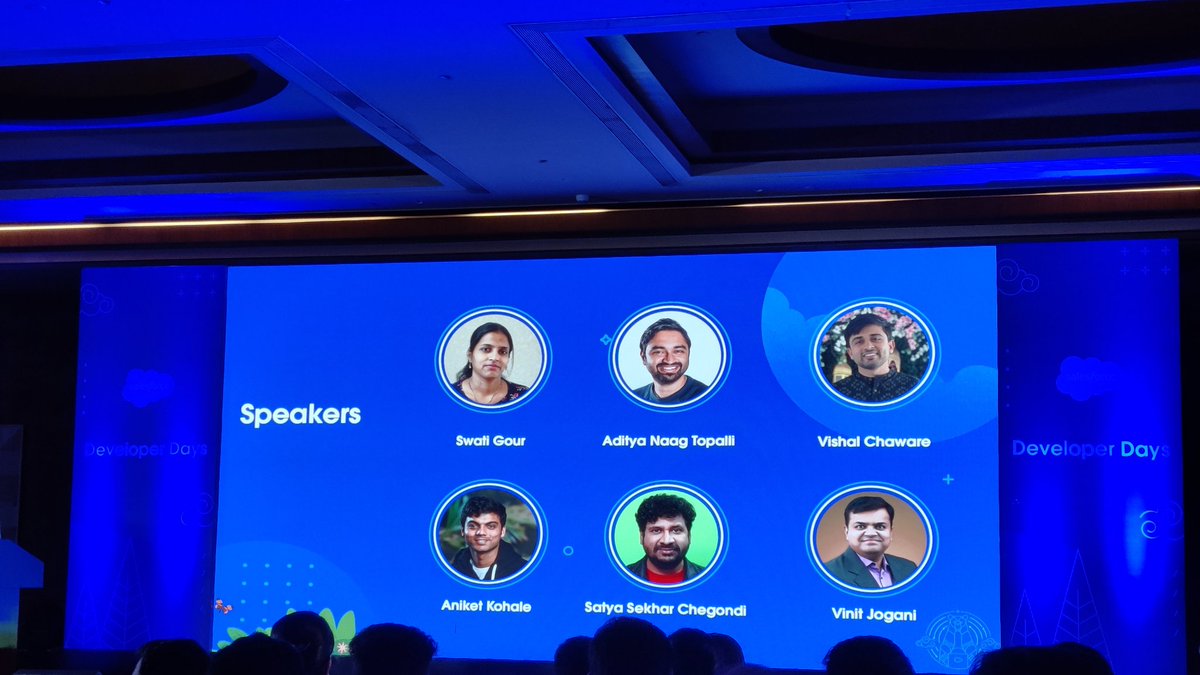Anay_Bhande's tweet photo. Attending Salesforce developer days ๐
#trailblazer #SalesforceDeveloperDays
#Salesforce https://t.co/RD11gLju1G