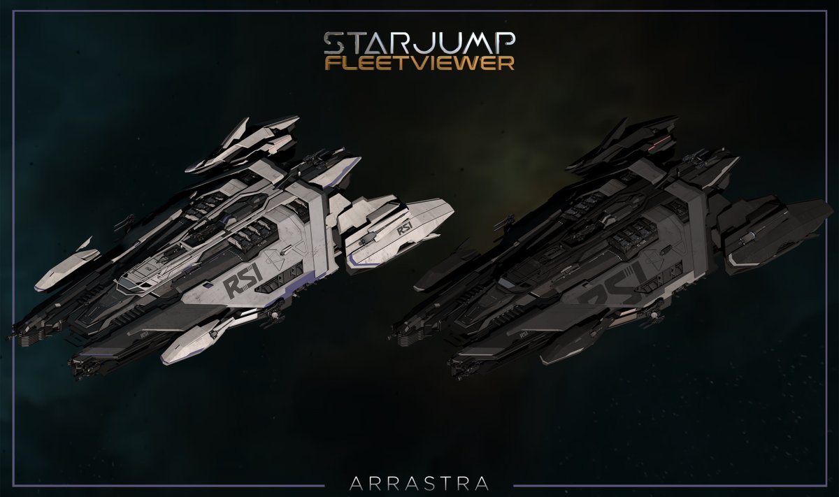 starjumporg's tweet image. Alright everyone, the RSI Arrastra and Arrastra w/ Nocturna livery are now available on starjumpfleetviewer.com &amp;amp; hangar.link  ENJOY!