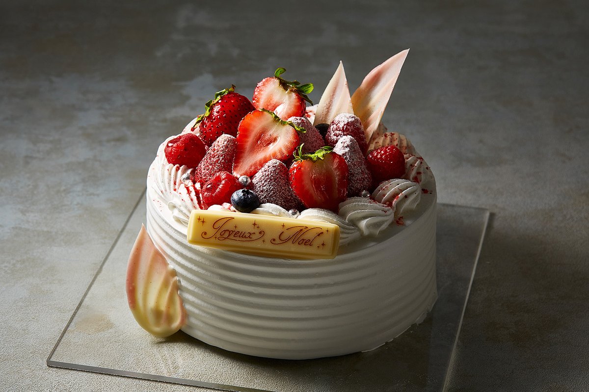 水戸プラザホテル「スイーツブティックパレット」のクリスマスケーキ