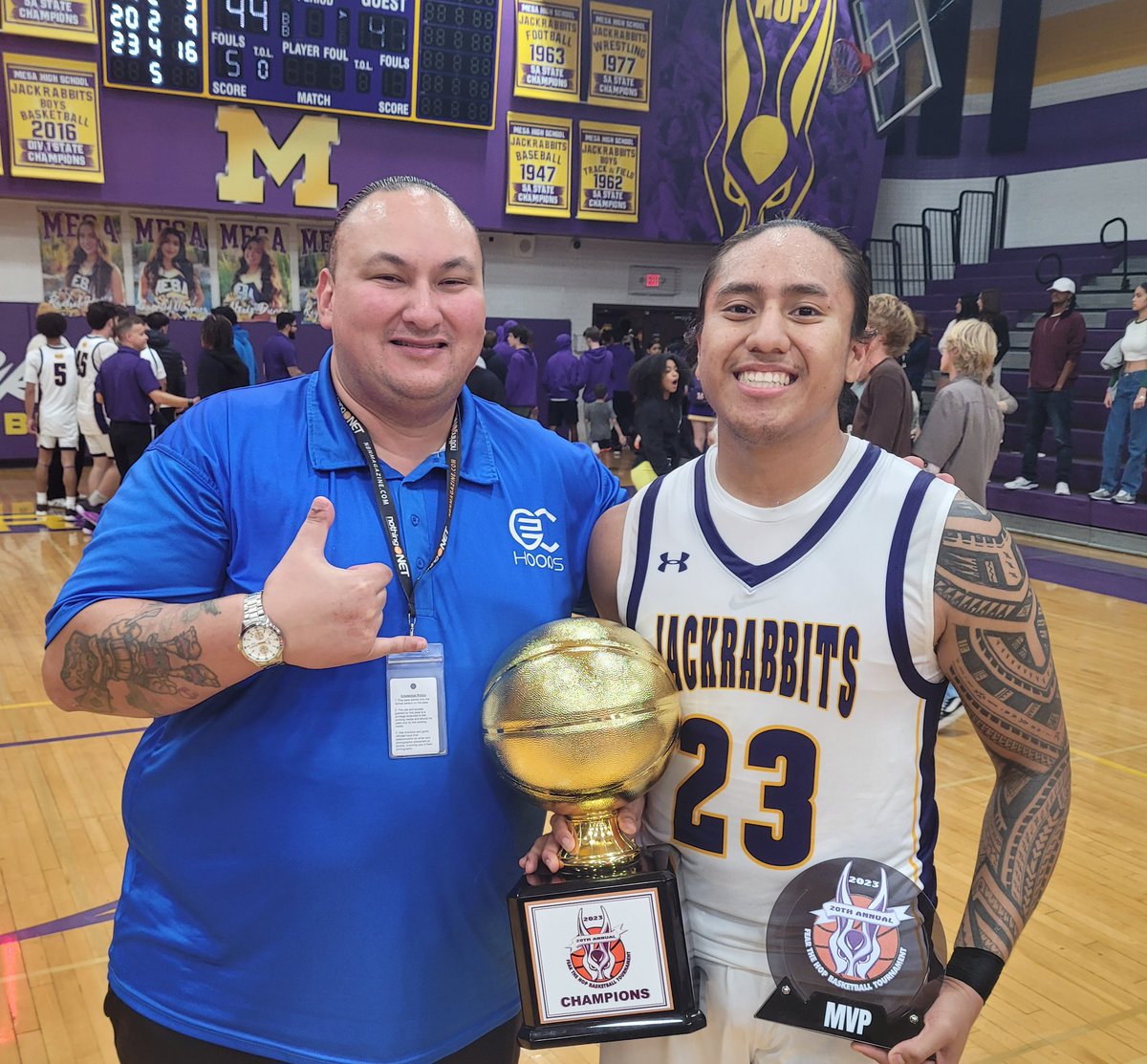 I am so proud of this kid. He came up big all tournament to lead his team to win a Championship and was selected as the Tournament's Most Valuable Player. I know his Godfather (Kris) is shining down from the heavens on this young man! So proud and stoked of AJ Seumanu !!!!
