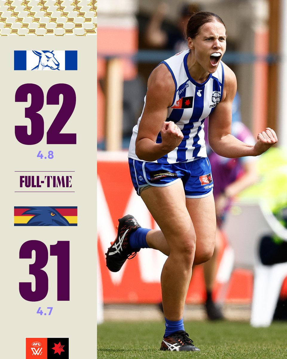 aflwomens's tweet photo. .@NMFCWomens IS THROUGH TO THE 2023 NAB AFLW GRAND FINAL!

#AFLWFinals https://t.co/U96fTs8p8x