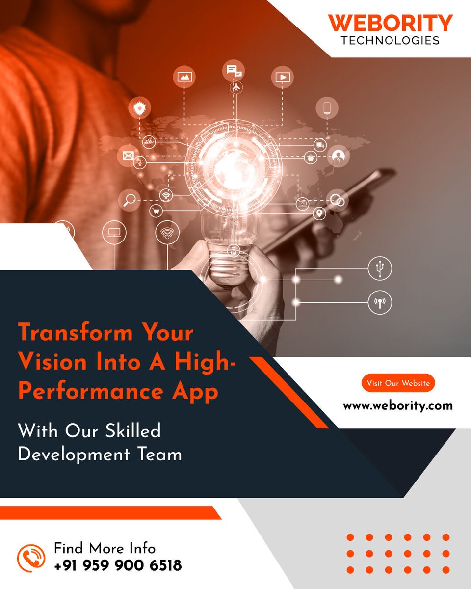 webority's tweet image. 🌐Unlock the potential of your vision with our dynamic development team! From concept to code, we&apos;re here to breathe life into your ideas. Let&apos;s build something extraordinary with Webority Technology!

#Webority #Weboritytechnology #AppTransformation #DigitalInnovation