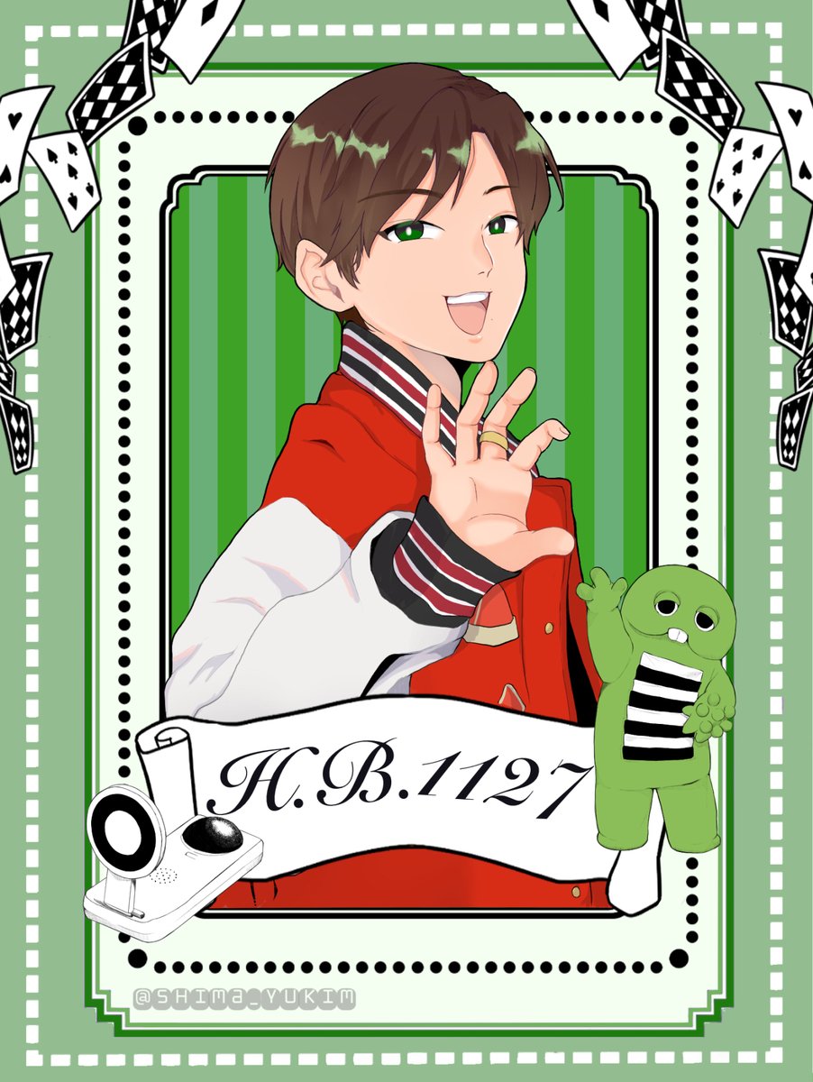 💚 happy birthday2023.11.27💚

頭が良くて優しくてその割にツッコミがズバッとした切れ味のあべちゃん。歌ってる時は優しげな声に対してラジオとかの落ち着いた低音メチャクチャカッコイイですね！
これからの一年、あべちゃんにとって素敵なことばかり起きますように。
誕生日おめでとう🎉🎂