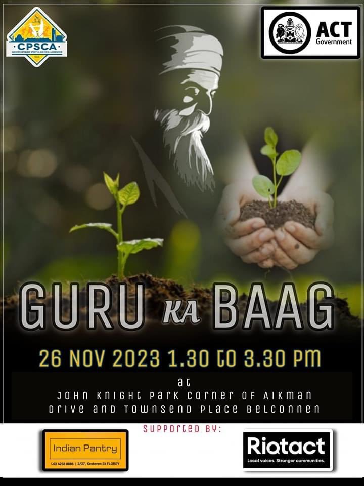 AmardeepACT's tweet photo. ਪਵਣੁ ਗੁਰੂ ਪਾਣੀ ਪਿਤਾ ਮਾਤਾ ਧਰਤਿ ��ਹਤੁ |
4th Annual Plantation Day at Guru Ka Baag , dedicated to Guru Nanak Dev Ji, the first embodiment of Divine Light in the Sikh tradition, who laid the foundation for a sacred vision for the environment.

#GuruNanakDevJi https://t.co/zXR3j8lQzm