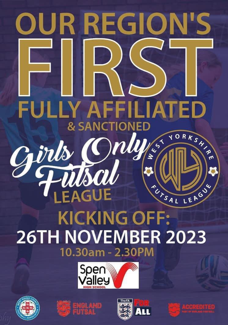 wyfutsalleague's tweet image. Todays the day❗️

Our girls futsal leagues kick off with 10 teams on the court from U10s through to U15s⚽️

See you all on the court for what will be a fantastic day👋