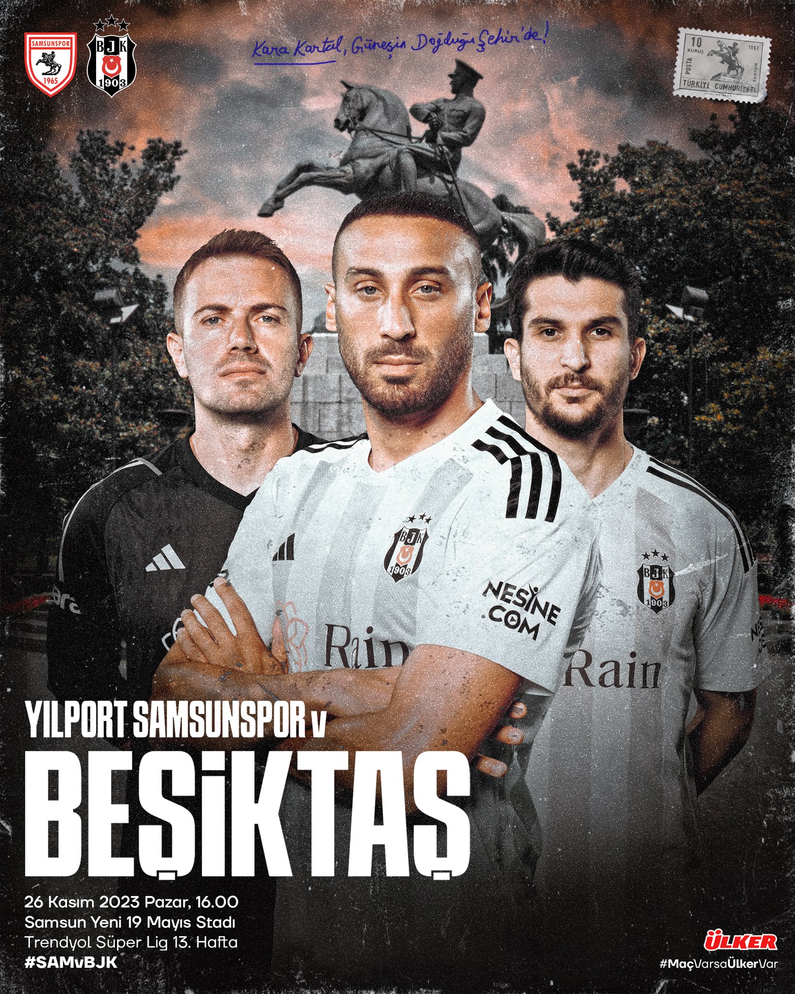 Samsunspor Beşiktaş Maç Afişi