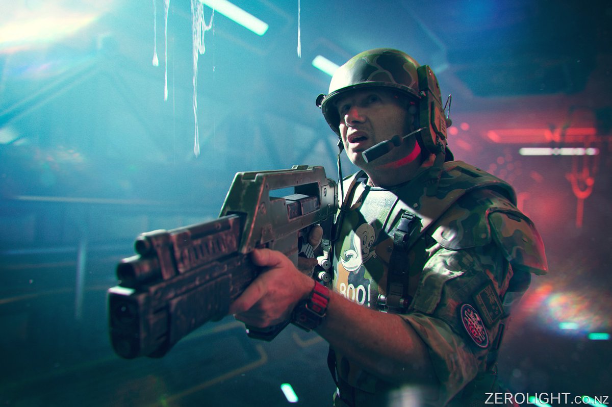 That can't be good...

Colonial marine by Chris Asbery