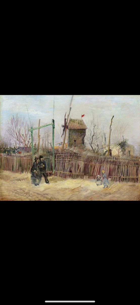 Vincent Van Gogh (Dutch, 1853–1890), Street Scene in Montmartre (Impasse des Deux Frères and the Moulin à Poivre), February/March 1887 Oil on canvas, 46.1 x 61.3 cm; 181/8 x 241/8 in.