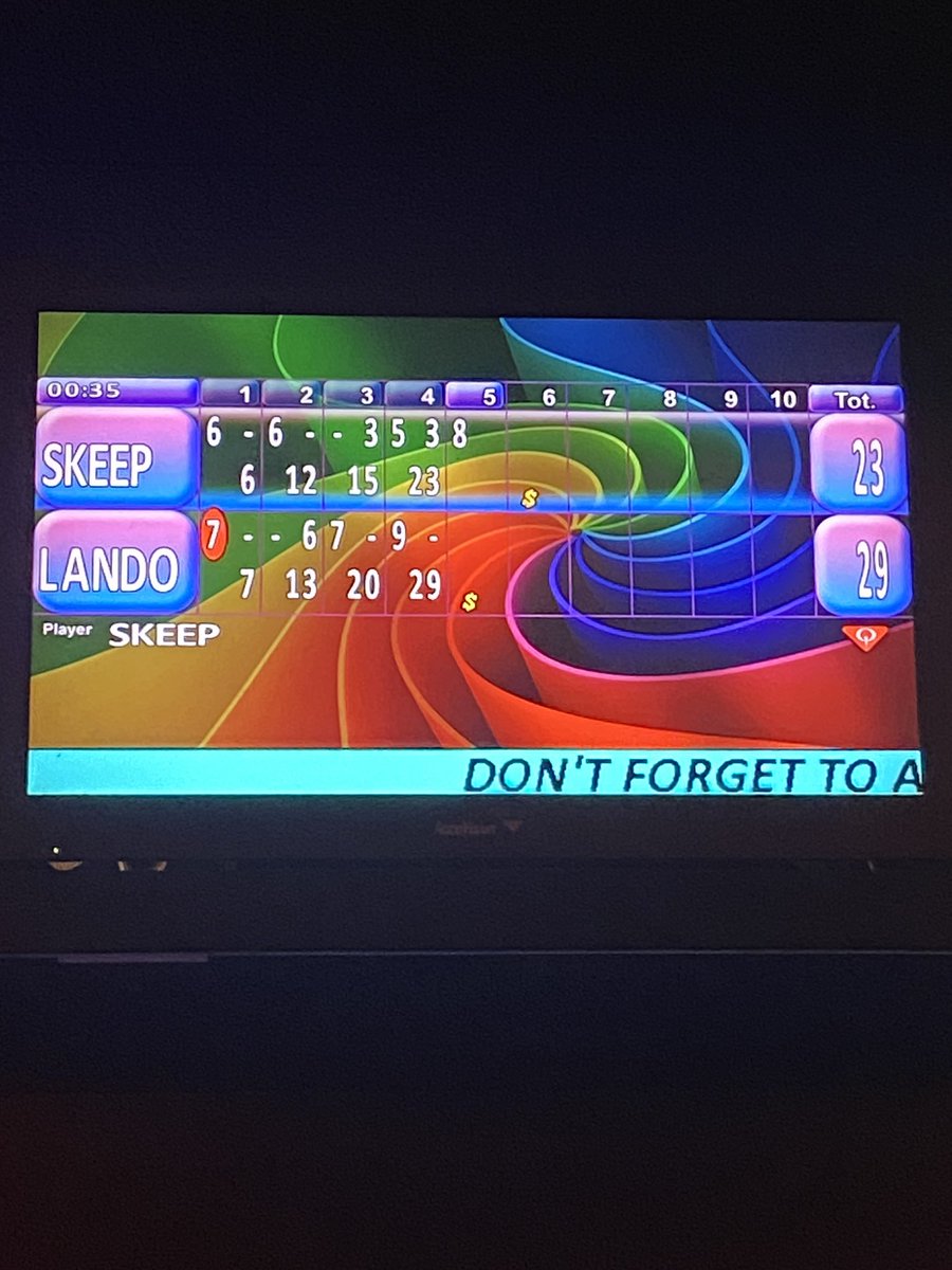 We are ass at bowling