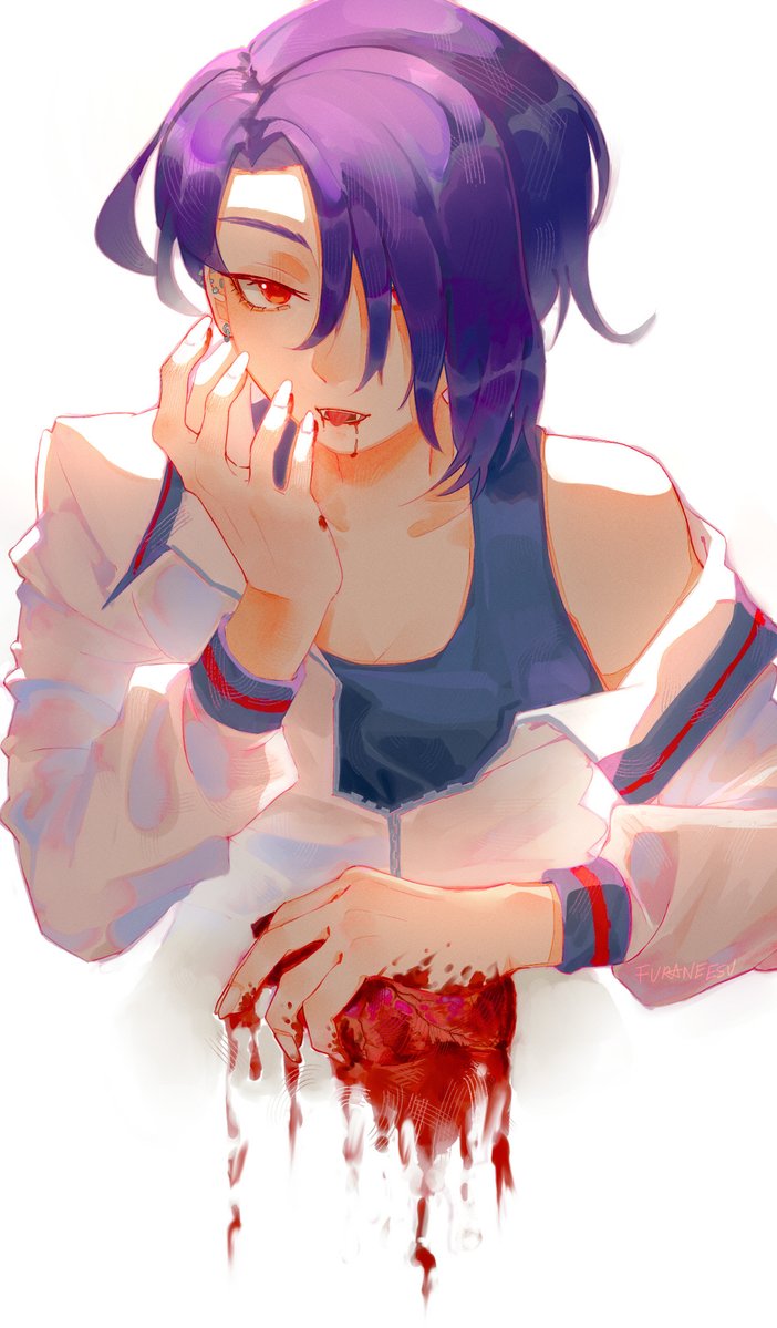 furaneesu's tweet photo. 血注意 / blood

i'll gouge you out with my fangs

#milgram_fa #ミルグラムファンアート https://t.co/B0gOs5JJDd
