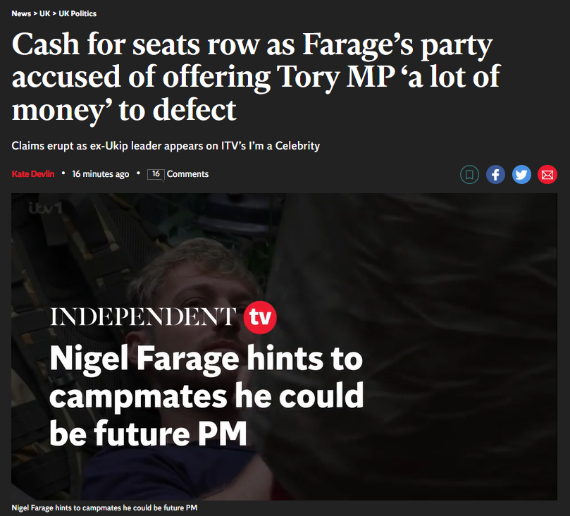 #THREAD Billionaire hedge-funder Paul Marshall, who helped deliver Brexit, funds GB 'News' (GBN). GBN presenter #30pLee claims he was offered “a lot of money” to defect to GBN presenter Farage's Reform Party, although GBN presenter & Reform leader Tice denies offering him cash!