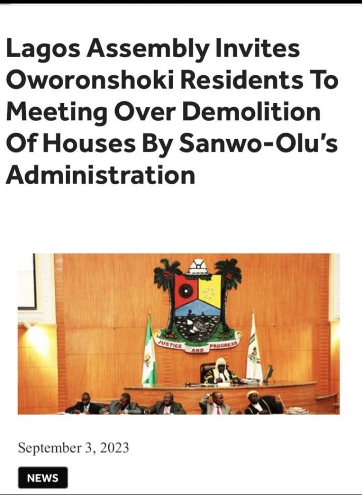 AROLE_PeterObi's tweet photo. This Lagos state Assembly inviting Oworonsoki Residents after Sanwo-Olu demolished their houses in June
This invite came after #GRV and #GRFOUNDATION team visit the area for medical outreach
Most of the victims of this demolitions are Yoruba and when we ask them who they voted for, they said Apc, nd the same Apc is dealing with them https://t.co/oDuUaQtw5t