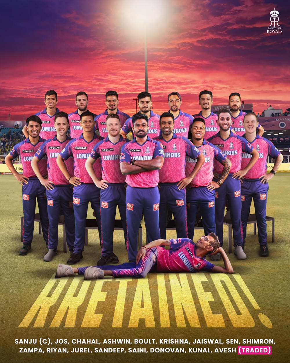 Zampa Xxx Video - Rajasthan Royals (@rajasthanroyals) / X