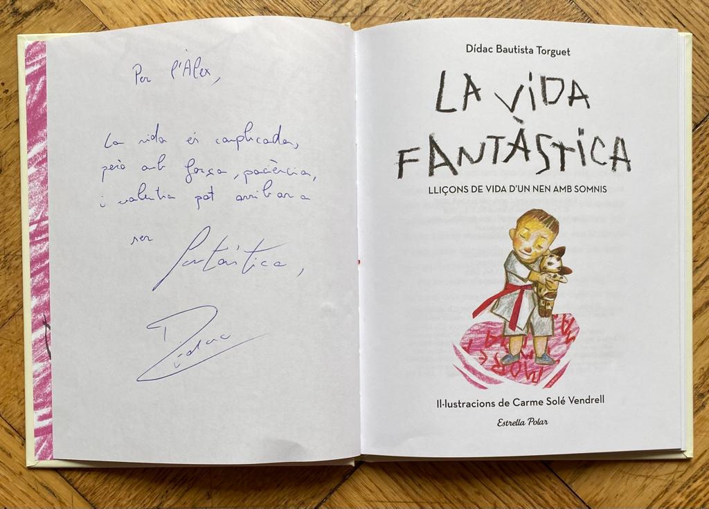 Un llibre molt especial escrit per una persona fantàstica. #cancerinfantil