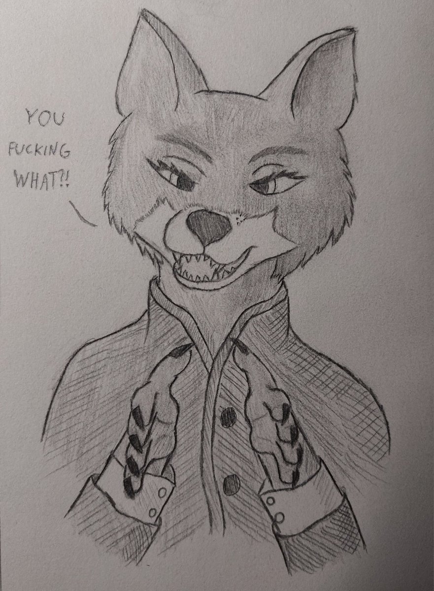 Hyacinth19711's tweet photo. Angry Renee #Backbonegame #Tailsnoir #furryart https://t.co/Kxt8P7ZrsQ