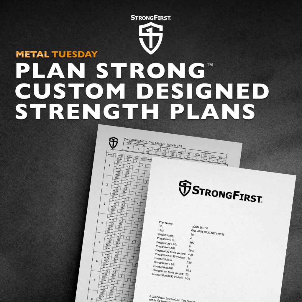 BeStrongFirst's tweet photo. Plan Strong™ Custom Designed Strength Plan - 20% Off!
>>> https://t.co/KS0KAqVTS6
Get strong with the most powerful and sophisticated system in history.
#strongfirst #planstrong #bestrongfirst https://t.co/pUprR2skcq