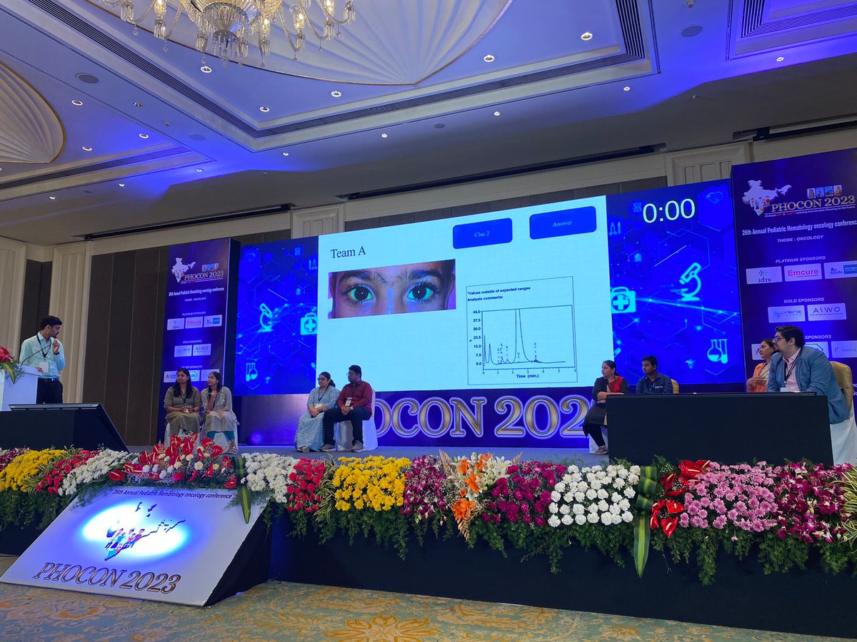Pritampedhemonc's tweet photo. Conducted the National Pediatric Hematology/ Oncology Quiz in #PHOCON2023 at #Chennai, along with co-quiz master and dear friend Prashanth Sri.

Enjoyed the process thoroughly. 
Learned quite a bit. Thanks, PHOCON organizing team for the opportunity. https://t.co/oYdKoAH8Dw