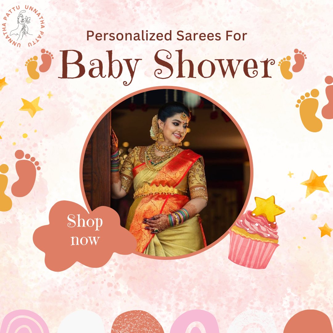 Wrap your baby shower in personalized elegance! 🍼✨ Our customized sarees add a touch of joy to your special day.
#Unnathapattu #sareelove #handloom #IPLAuction #Sareeeism #IPLTrade #sareebeauties #IPLRetentions 
#Thala #sareestyle #MSDhoni𓃵 #Leo #IPL2024 #IPLUpdate #SareeSwag