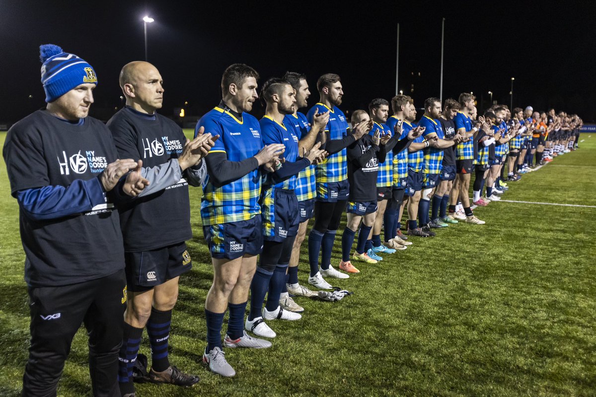 One year on 💙💛 On Friday night, we remembered Doddie Weir “Be nice to people, and laugh as much as possible” #TackleTheStigma 🗣️