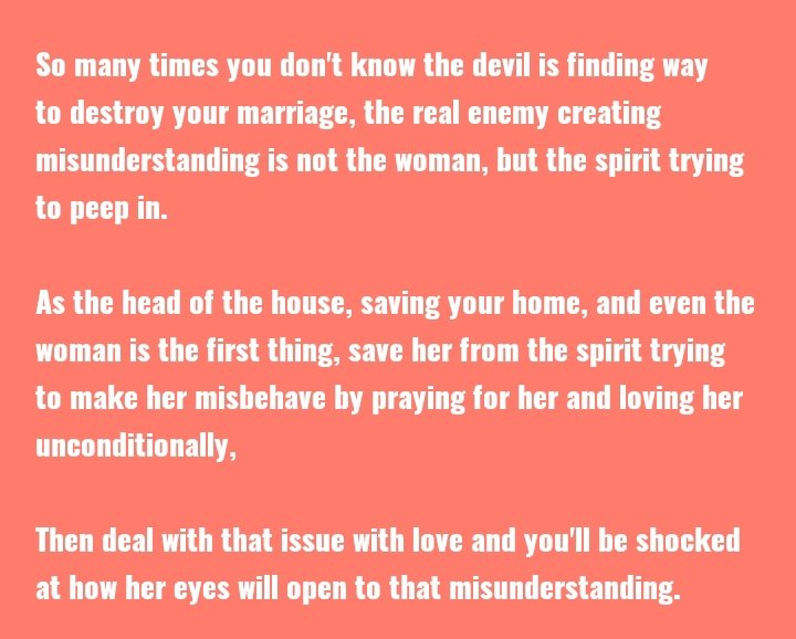 oriledesioni's tweet image. Save her first!

Send out the enemy!!

Then keep your home.
A man who can&apos;t keep His Home can&apos;t keep a Fold of Christ.

This tweet is for you all, the definition of Love is God,
If you don&apos;t know God, you won&apos;t even understand what love truly is.
#loveandrelationship