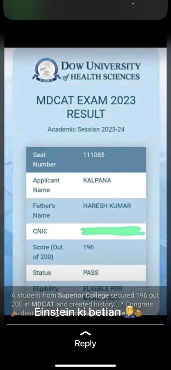 drmakhdoom2003's tweet photo. Paper out of syllabus tha Questions Galat thy Wrong Ans keys Dow portal pr upload ki gai lekin Yh Einstein kahan sy parh kr ae thy?
 #werejectduhsresults 
@KamranTessoriPk 
@SindhCMHouse @MaqboolBaqar @SindhHealthDpt @CyberCrimeFIA  @BoLNews_Alert @ARYNEWSOFFICIAL @geonews_urdu https://t.co/eK27vgcvym