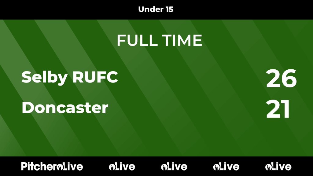 selby_rufc's tweet photo. FULL TIME: Selby RUFC 26 - 21 Doncaster
#SELDON #Pitchero
https://t.co/jzwmnjGpPQ https://t.co/s9Vmitsz9o