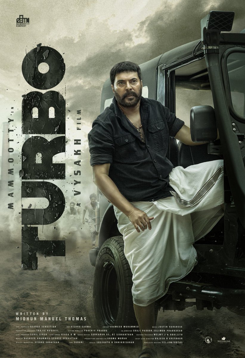 369Albin7's tweet photo. The very first out and out mass outing from @MKampanyOffl 🔥 

This is gonna shackle the box office for sure ! Can't wait 🤜💥

#TurboFirstLook #Turbo #Mammootty https://t.co/h0gkeoZGUU