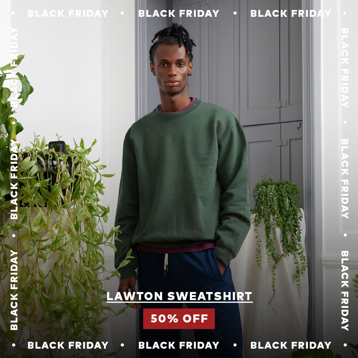 🚨 Black Friday | 50% Off Lawton Sweatshirts
⁠
Sale ends Thursday 30th November 11pm

Shop - bit.ly/3sF9kAY