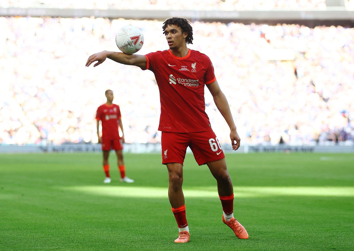 FootyAccums's tweet photo. Trent Alexander-Arnold was dribbled past 7 times yesterday, a record in a Premier League match this season.

[Whoscored] https://t.co/8mShVzaEad