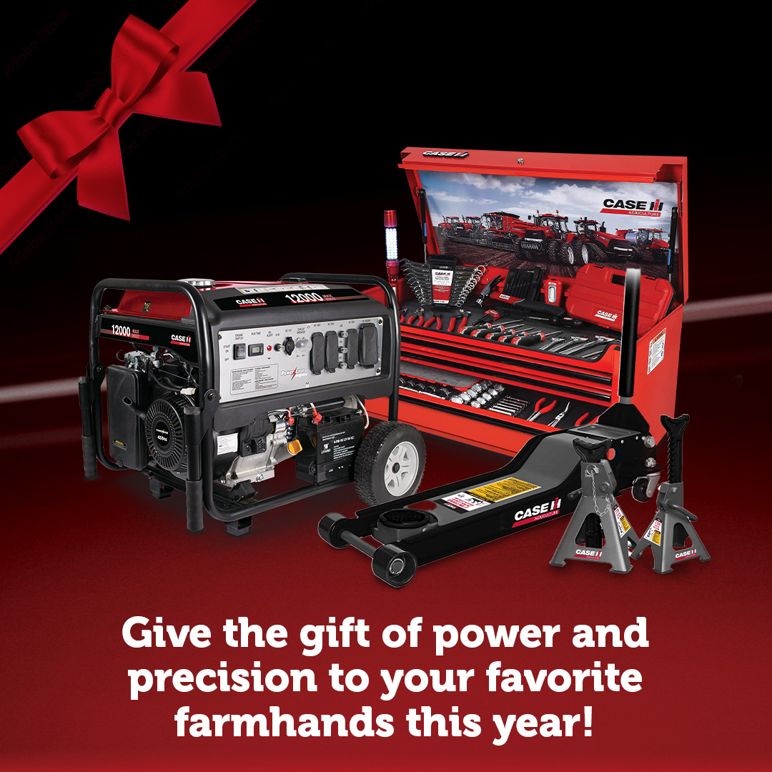It’s that time of year to start thinking about holiday gifts for your favorite farmhands! Here are just a few ideas:

🎁Rechargeable LED Work Light
🎁Generator
🎁Tools and Tool Storage

Shop now: ow.ly/CYGw50Q7Cfb