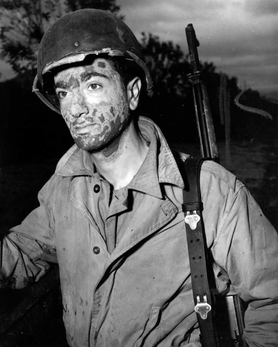 26th November 1943

Original Caption

'PFC Louis M. Mantone, Maspeth, Long Island, sports a mud-pack facial spattered on by passing vehicles at a by-pass flooded by rains and being cleared by his engineers unit.'

#LongIsland #NewYork #America #otd #ww2 #history #usa