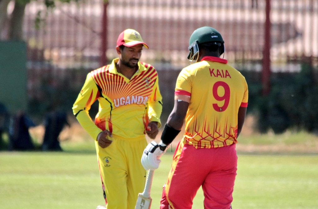 GP_Samarpan98's tweet photo. Ohh... Africa Qualifier 🔥 Huge result for Associates cricket and incredible achievement for @CricketUganda || undoubtedly big upset for #Zimbabwe as they are on the verge of missing #T20WC2024. Namibia is almost sure to secure their place. KEN, UGA both have eye Top-two finish. https://t.co/qs2X5gQpWo
