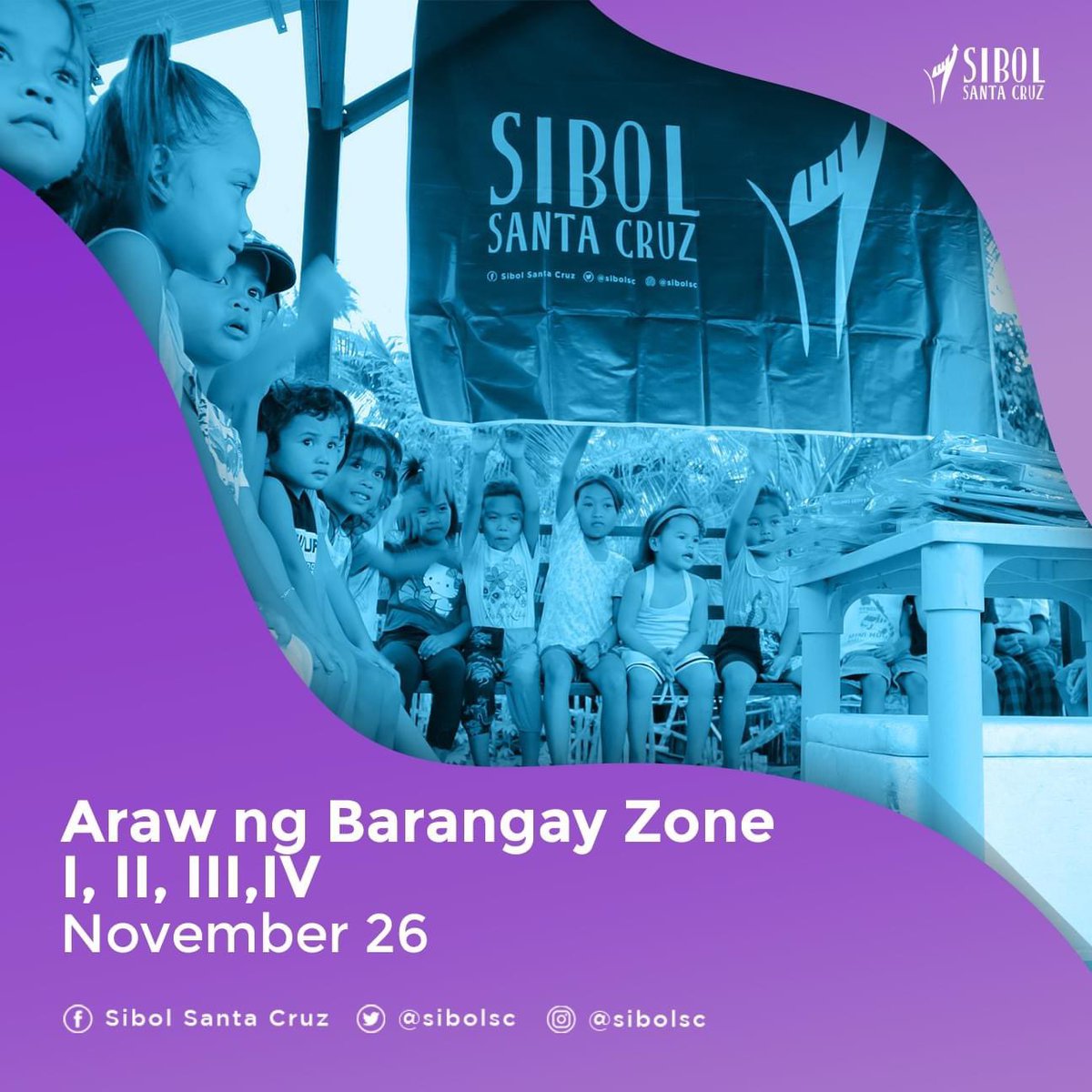sibolsc's tweet photo. Malipayong pagsaulog sa Araw ng Barangay Zona Uno, Dos, Tres, ug Kwatro! 🥳

Nanghinaot ang kawsa sa Sibol Santa Cruz nga mamahimong malampuson ug mabungahon ang selebrasyon sa tibuok barangay. 

Usa ka mainitong pagtimbaya kaninyong tanan! 🥳

#SibolSC🌱 https://t.co/cOKLk9HuHG