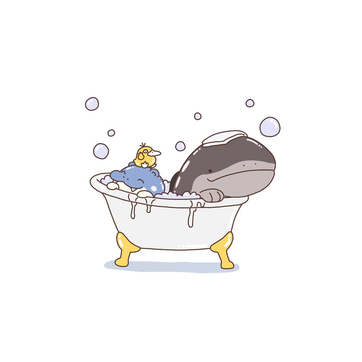 「いい風呂の日!」|シパソのイラスト