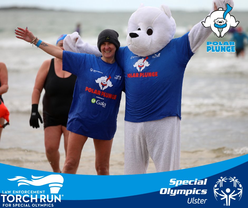 Are you ready to get #freezinforareason? Be part of the chilly fun for Special Olympics Ireland and join us this Sunday at 1pm for the Portrush Polar Plunge! Registration in-person from at 12pm at East Strand! Sign up online at specialolympics.ie/polarplunge #SpecialOlympicsUlster