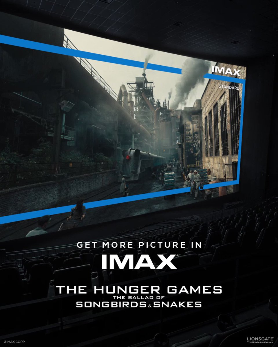 A strong return of the Hunger Games icon... exciting action and drama. Experience #HungerGames The Ballad of Songbirds and Snakes on the only true IMAX screen in Qatar at #NovoCinemas. Get tickets 🎟️ now on our website or Novo app.

#Movies #Cinema #AGreatTimeOut