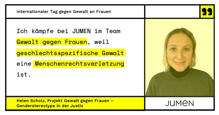 JUMEN_ORG's tweet photo. "Ich kämpfe bei JUMEN im Team Gewalt gegen Frauen, weil geschlechtsspezifische Gewalt eine Menschenrechtsverletzung ist." #GewaltGegenFrauen #femizid #JUMEN #ViolenceAgainstWomen https://t.co/dlb94ENUda