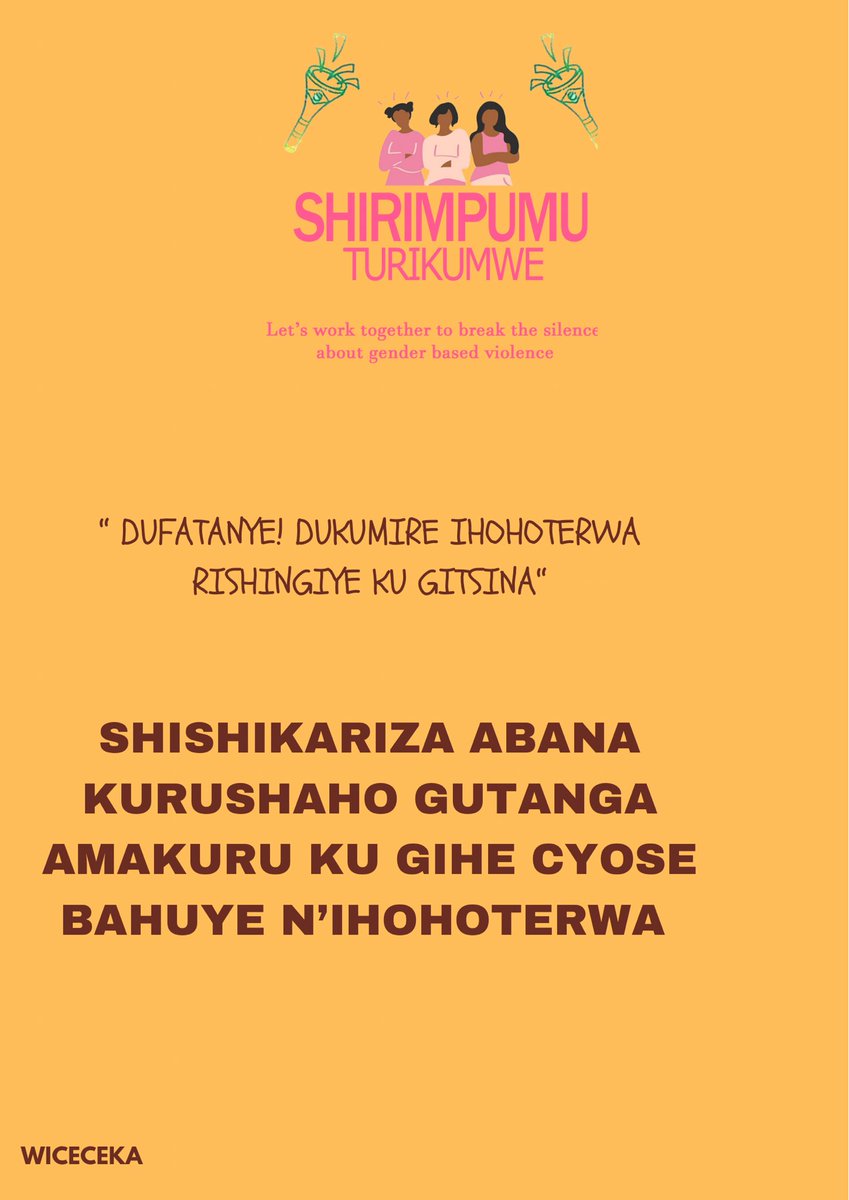 Shirimpumu TuriKumwe (@kumweturi) on Twitter photo Twimakaze umuco wo kuganira ku ihohoterwa rikorerwa mu muryango <a href="/SectorNiboye/">Niboye Sector</a> <a href="/YWCARwanda/">YWCA Rwanda</a> #16DaysActivism #NoExcuse #EndGBV #OrangeTheWorld Twimakaze umuco wo kuganira ku ihohoterwa rikorerwa mu muryango <a href="/SectorNiboye/">Niboye Sector</a> <a href="/YWCARwanda/">YWCA Rwanda</a> #16DaysActivism #NoExcuse #EndGBV #OrangeTheWorld