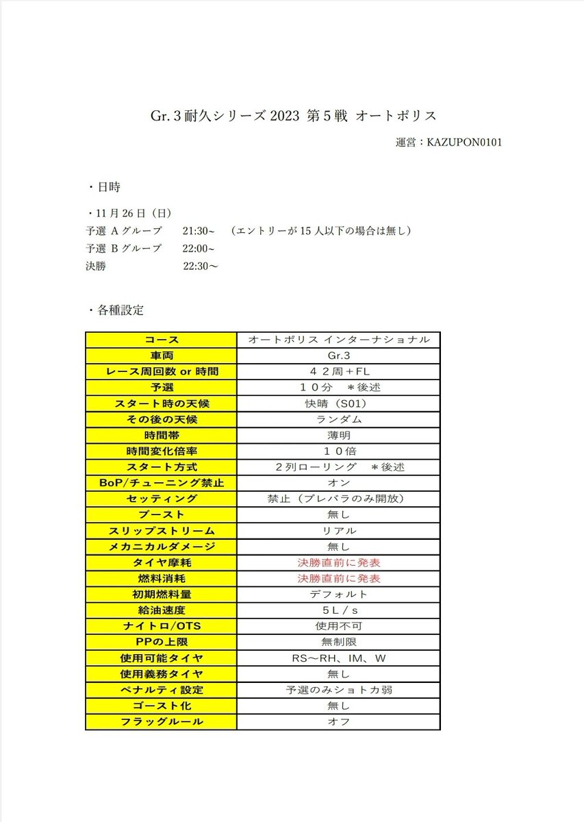 Gr.3耐久シリーズ tweet media