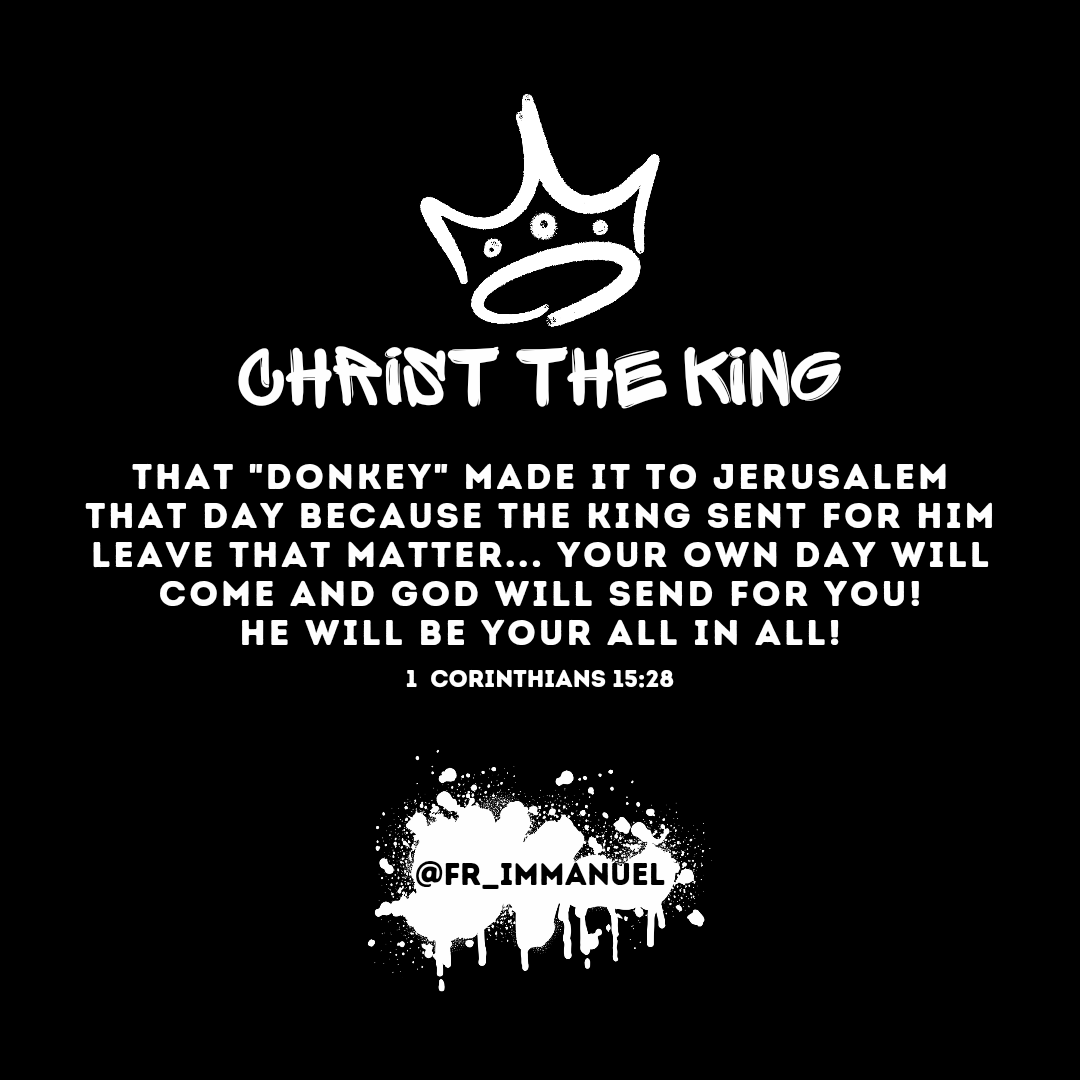 Our God Reigns #ChristTheKing