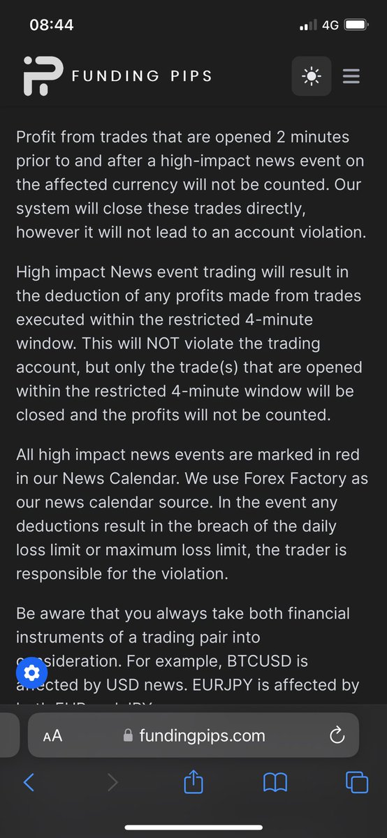 M7Valentino's tweet photo. @Khldfx @RajaBanks @fundingpips So why there’s this in your faq ? https://t.co/9fgocPR7C0