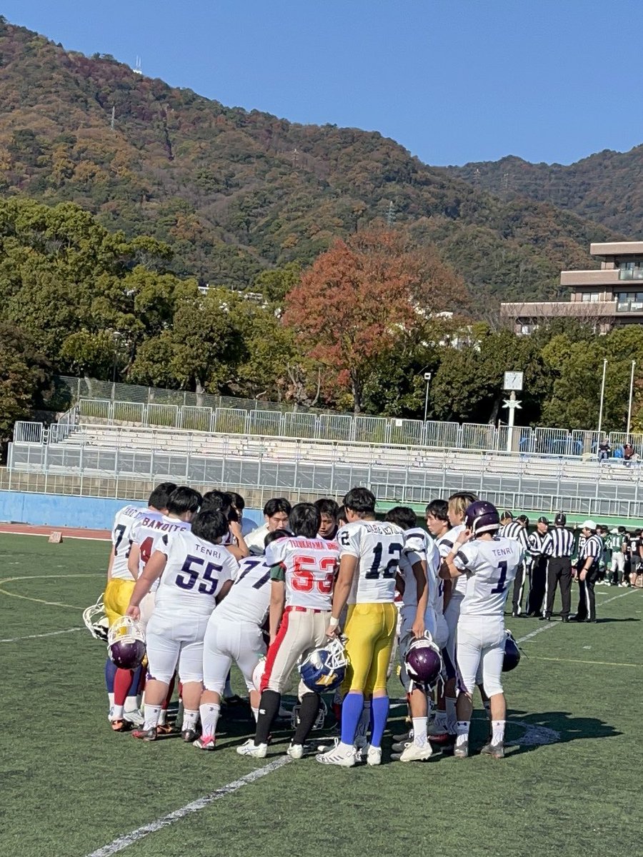 bisons19871's tweet photo. 【試合報告】
本日の阪南大&amp;電通大との試合は22対20で勝利しました✨✨

試合の中で良いプレーと悪いプレー両方見られたので、次の試合ではより良いプレーをし、相手を圧倒したいと思います！

本日はご声援ありがとうございました😊

#帝塚山大学#アメリカンフットボール部#BISONS#公式戦 https://t.co/JzR8QH5W48