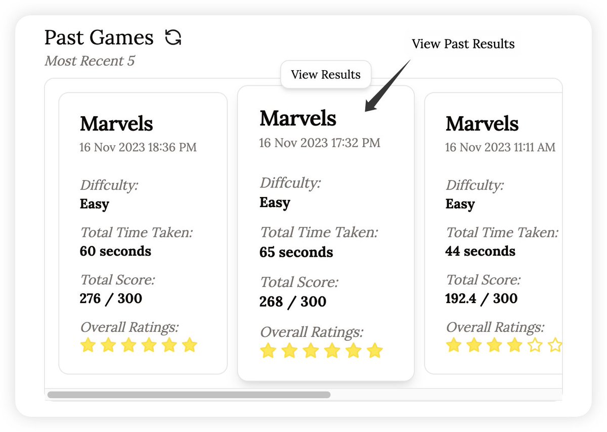 xmliszt's tweet photo. Try out the new version of Taboo AI, login and play and be the champions of various word topics 🏆 https://t.co/e8KbRSGkxG #tabooai #rank #englishLearning #profile #playStats https://t.co/5rlShzLflR