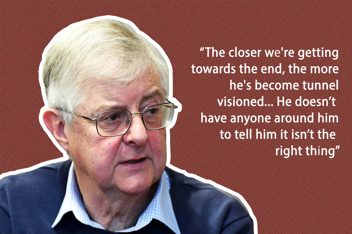 WalesOnline's tweet photo. Mark Drakeford has been around the corridors of power in Cardiff Bay for 20 years, as an advisor, minister and  First Minister. Next year, he'll step down and discontent  is growing as  senior party figures fear he's pursuing legacy projects https://t.co/oSunE4ysbZ https://t.co/dFAqfHh9NJ