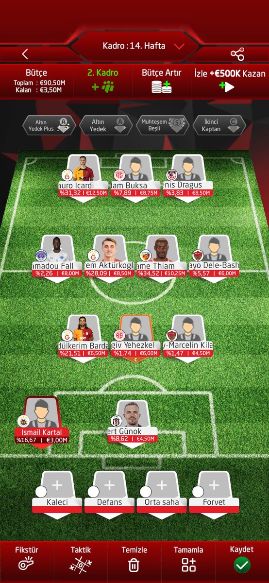 Sosyal Lig’de rüya takımımı kurdum, görmek için hemen tıkla⚽🚀 api.sosyallig.com/r/SL5314140949…