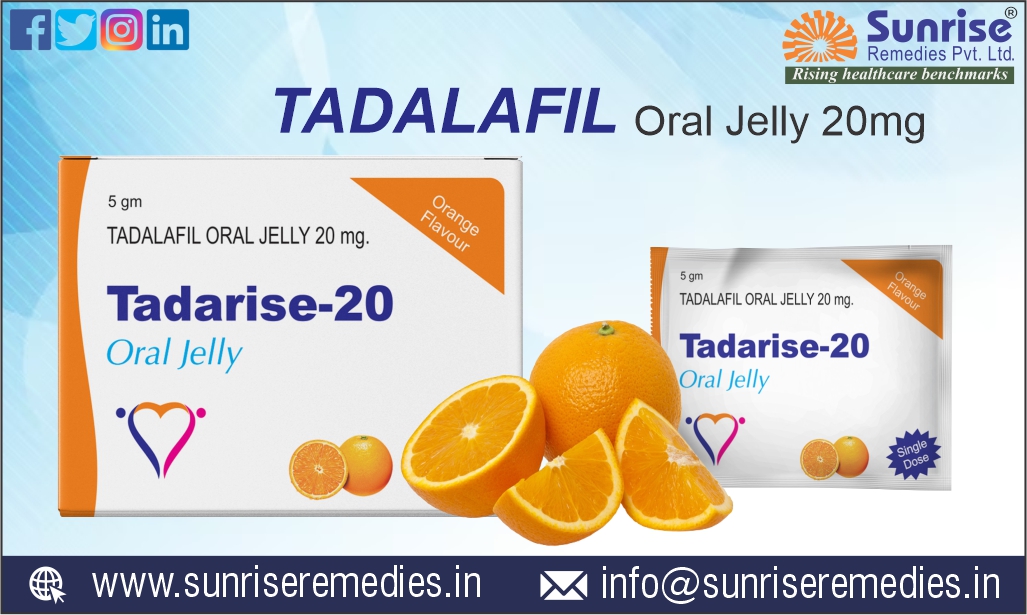 Spice Up Your Love Life With Effective Tadarise Oral Jelly Contains #TadalafilOralJelly Most Popular Products From Sunrise Remedies

Read More: sunriseremedies.in/our-products/t…

#TadariseOralJelly #TadalafilProducts #TadalafilEffervescent #TadalafilChewable #EDProducts #PEProducts