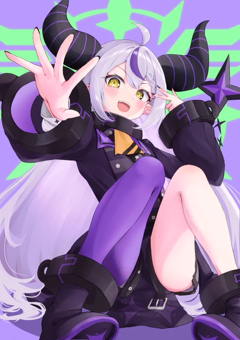 ラプ様2周年おめでとうございます!  #laplus_artdesu 