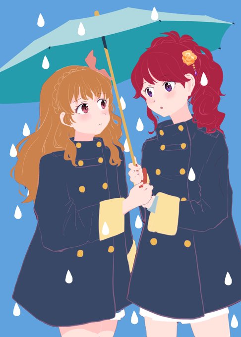 「雨 相合傘」のTwitter画像/イラスト(新着)