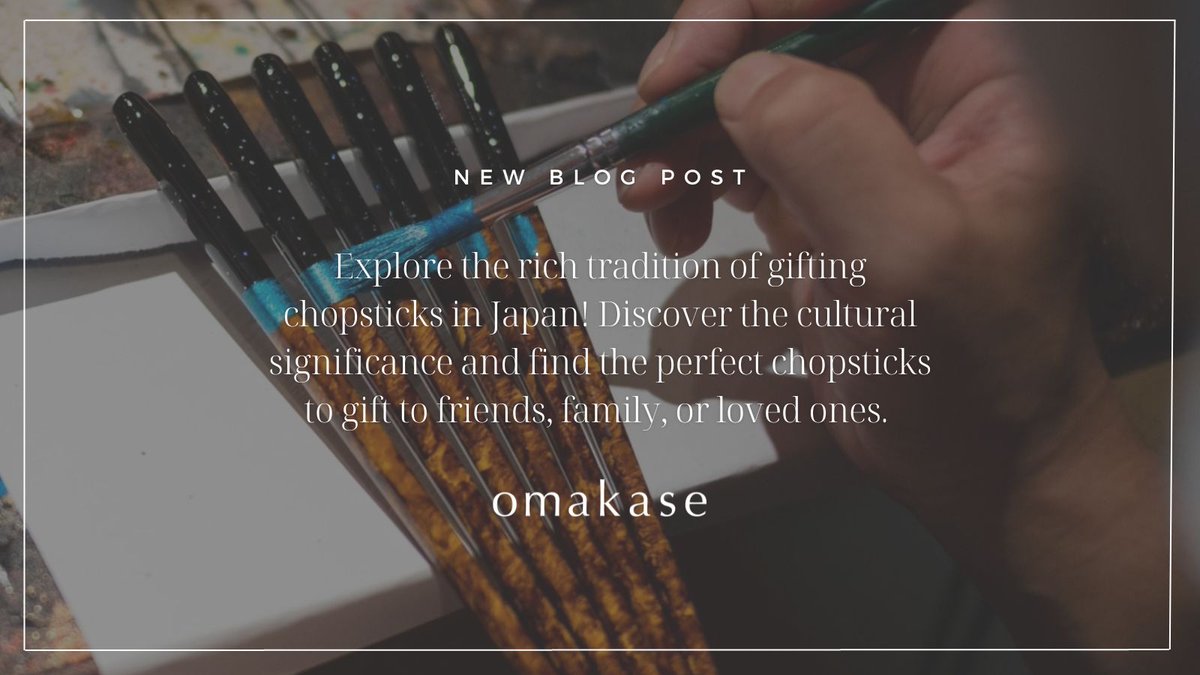 omakase_forest's tweet photo. In Japan, gifting is an art form - each present conveying a more profound sentiment than the surface meaning. Among the myriad of thoughtful gifts, chopsticks are iconic, symbolizing utility and cultural richness. 

Discover more in our article below. 
https://t.co/ycWQkwz6iM https://t.co/1XCGije0Zc